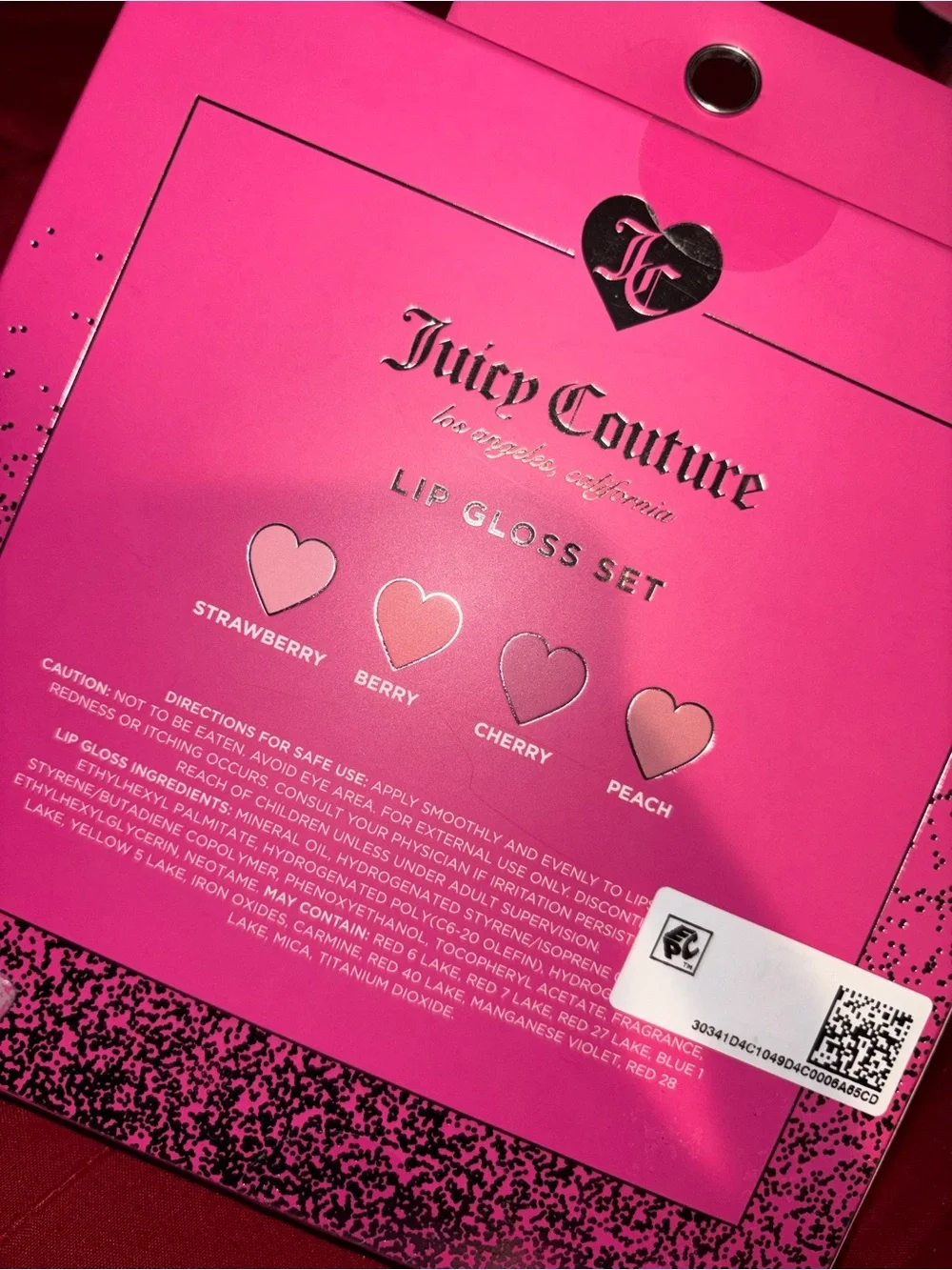 Juicy Couture Lip Gloss Set in Pink and Plum Sheens